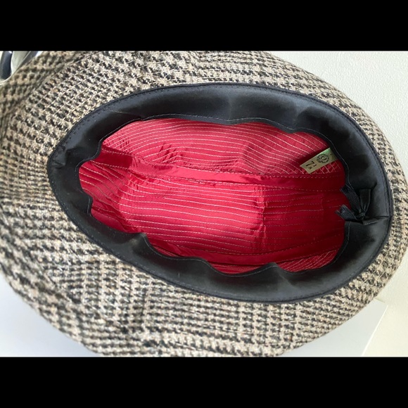 Vintage Men’s Fedora Wool Plaid Hat Union Label - Picture 6 of 14